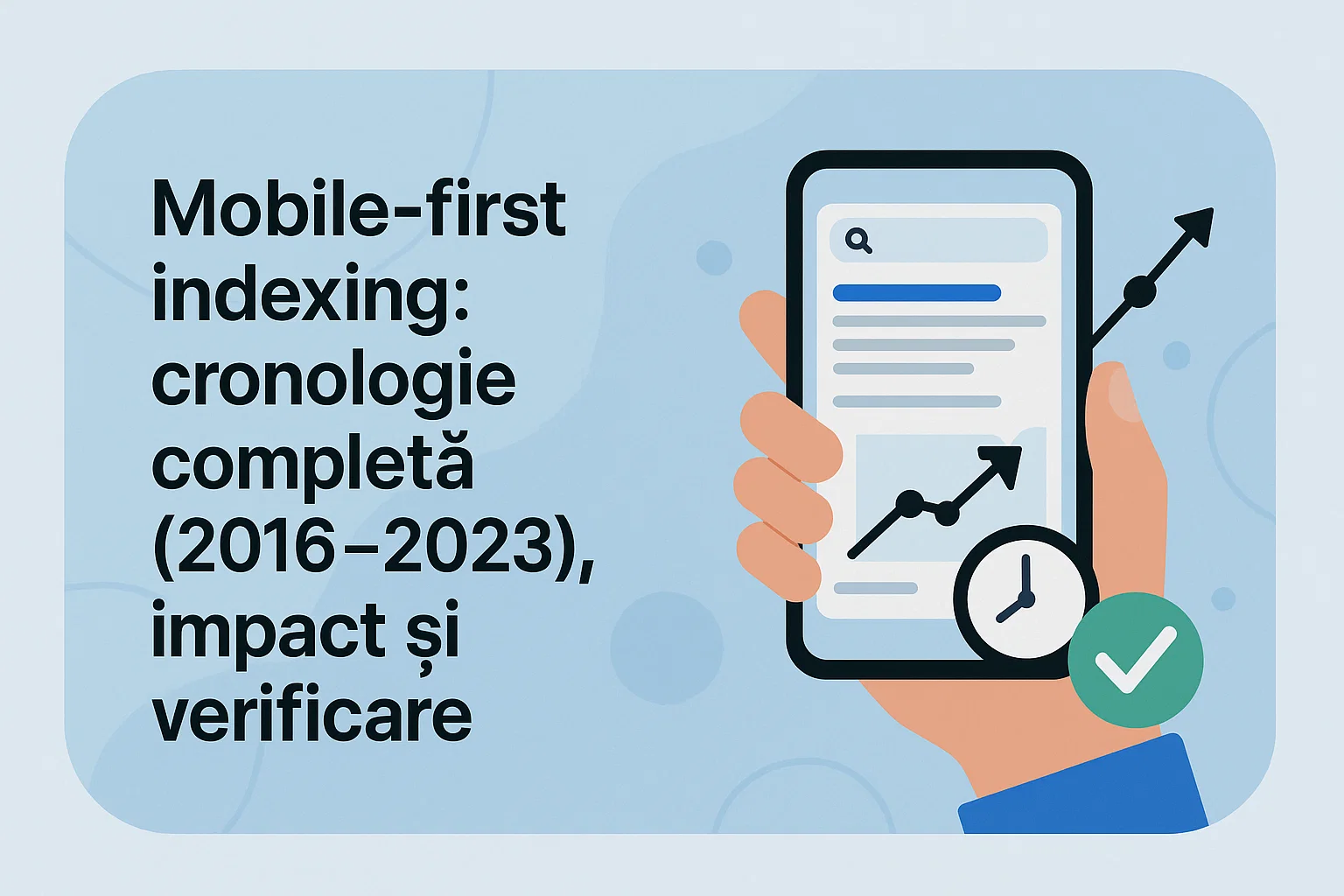 Mobile-first indexing: cronologie completă (2016–2023), impact și verificare